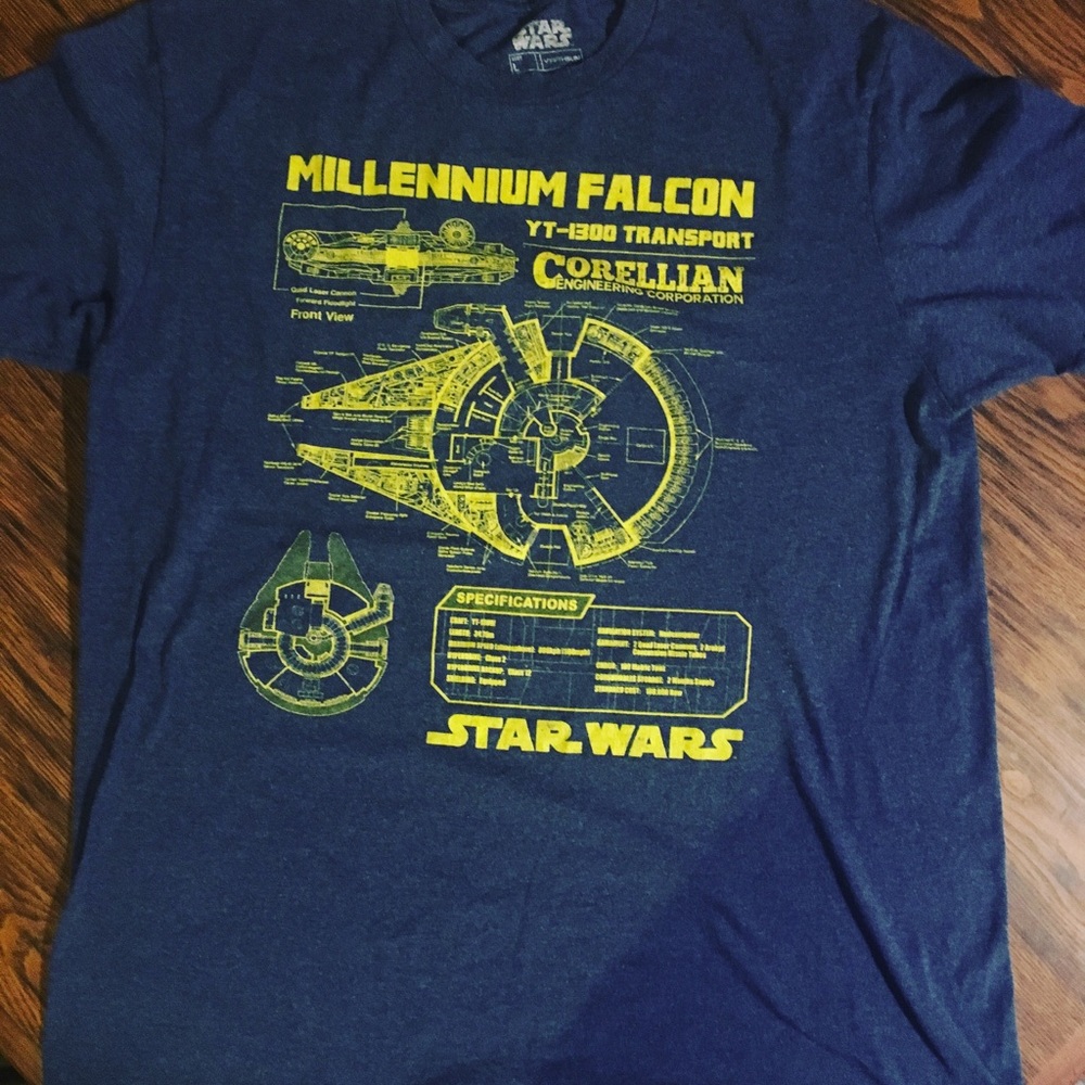 Star Wars Millennium Falcon t-shirt